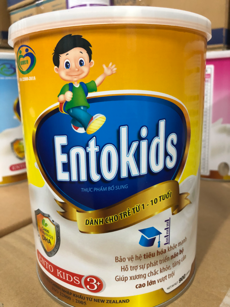 Sữa Entokids 3 900g