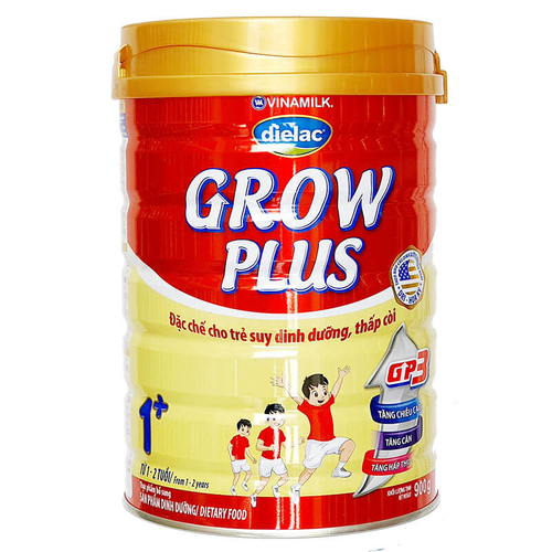 Sữa Dielac Grow Plus 1+ 900g (trẻ từ 1 – 2 tuổi)