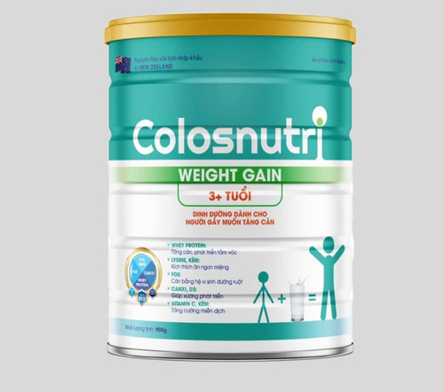 Sữa Colosnutri Weight Gain 3+ 900 gam