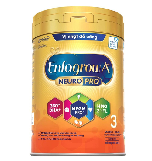 Sữa Enfamilk A+ 3 Neuropro 830 gam